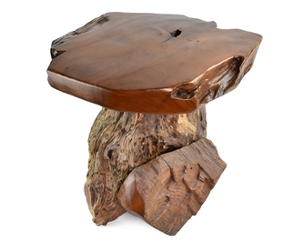 Kořenová dřevěná stolička Root Life  - var. H