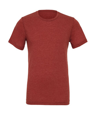 Tričko Bella Triblend Crew Men - tmavě oranžové, M
