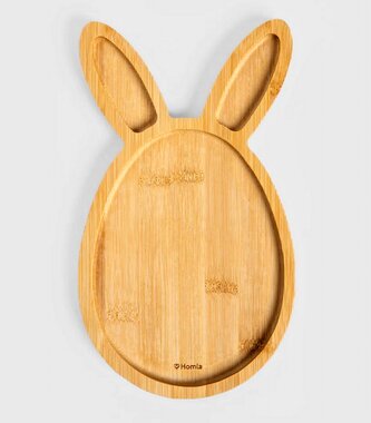 Velikonoční prkénko | BAMBOU | vejce s oušky | 26x15 cm | 738265