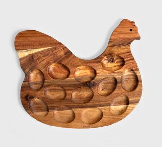 Tác na vejce | MOOKA | na vejce ve tvaru slepice | 33x26 cm | 738296