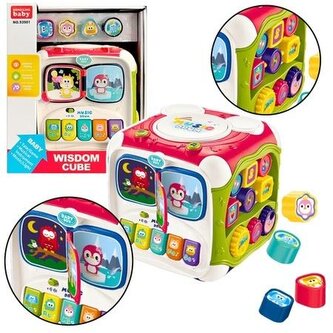 Kostka edukacyjna wielofunkcyjna bębenek