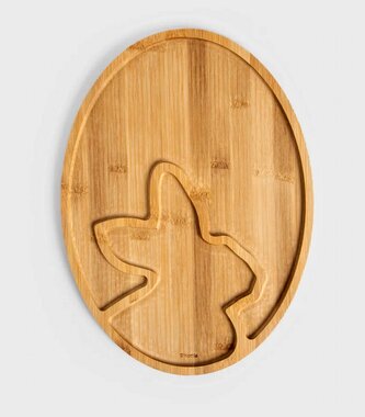 Velikonoční prkénko | BAMBOU | s králíkem | 38x28 cm | 738289