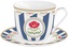 Porcelánový šálek a podšálek Flowery