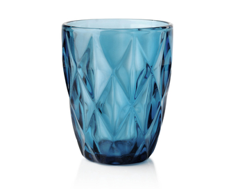 ELISE BLUE Komplet 6 szklanek 250ml8xh9,8cm ELISE BLUE Komplet 6 szklanek 250ml8xh9,8cm
