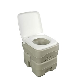 HAPPY GREEN Přenosná toaleta 20 l šedá