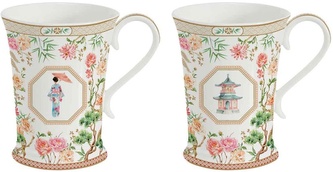 Porcelánové hrnky Jardins D´Orient