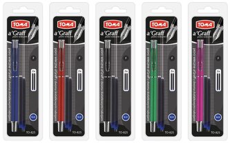 Pióro wieczne a'graff + naboje niebieskie mix