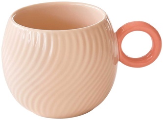 Porcelánový hrnek Wave Pink