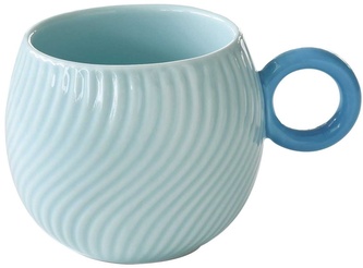 Porcelánový hrnek Wave Light Blue