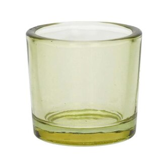 SVÍCEN NA ČAJOVOU SVÍČKU ESPEN 6,5X6CM ŽLUTÁ ČIRÁ