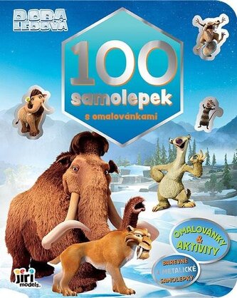 100 samolepek s omalovánkami Doba ledová