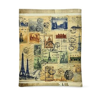Rukáv na knihu - univerzální obal na knihu pro všechny velikosti knih -  Vintage Journey II Rukáv na knihu - univerzální obal na knihu pro všechny velikosti knih -  Vintage Journey II