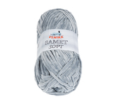 Příze SAMET - středně šedá - 100g / 100 m