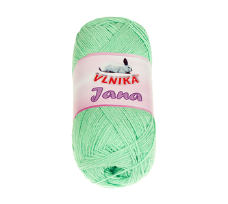 Příze JANA - mintová - 100g / 330 m