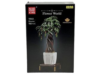 Klocki - kwiat w doniczce