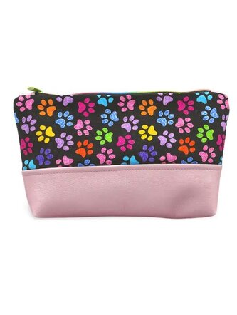 Kosmetická taštička z kombinace ekokůže a bavlny -  Bratrstvo kočičí pracky Kosmetická taštička z kombinace ekokůže a bavlny -  Bratrstvo kočičí pracky
