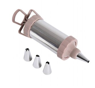 Zdobící pistole | EASY BAKE | pro zdobení ze nerezové oceli | 5 dílů | 723483