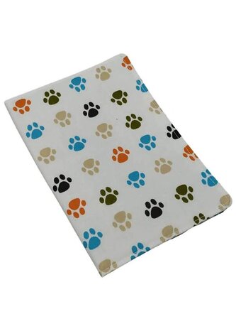 Obal na veterinární očkovací průkaz psa nebo kočky -  Barevné packy