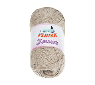 Příze JANA - tmavě béžová - 100g / 330 m