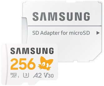 SAMSUNG PRO Plus Sonic the Hedgehog™ microSDXC 256GB + SD Adaptér / CL10 UHS-I U3 / A2 / V30