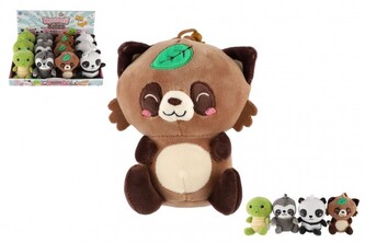 Přívěsek zvířátko plyš 10x13cm 4 druhy  1ks