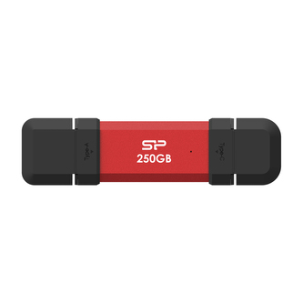 Silicon Power DS72 250GB USB 3.2 Gen 2, červený