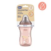 Kubek niekapek ze słomką 266ml brzoskwiniowy 12m+