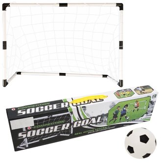 Bramka piłkarska +piłka +pompka