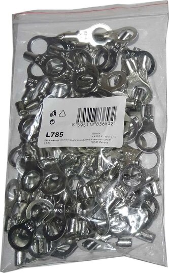 Oko kabelové 10,5mm,kabel 4-6mm2 (RNB 5,5-10), balení 100ks