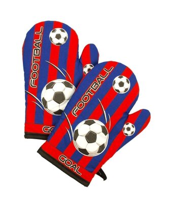 Chňapka kuchyňská, Fotbal, červeno-modrá