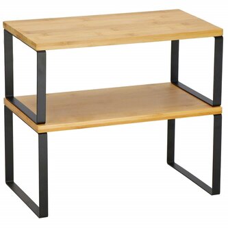 Kuchyňská police SPRINGOS BAMORA bambus 2 ks Kuchyňská police SPRINGOS BAMORA bambus 2 ks