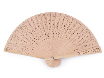 Vějíř bambusový - 1 ks - 1 přírodní sv.