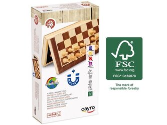 Šachy skládací magnetické