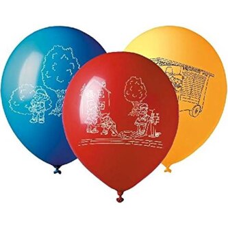 Latexové balónky hasiči 7ks - tib