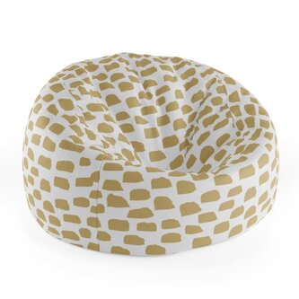 Dětský sedací vak Cocoon Zlaté tahy štětcem: 75 x 45 x 35 cm