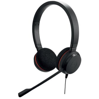Jabra Evolve 20 Stereo USB-C Drát Černá