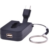 PremiumCord Adaptér USB 3.1 Typ-C male na mini DisplayPort female,zasunovací kabel a kroužek na klíče