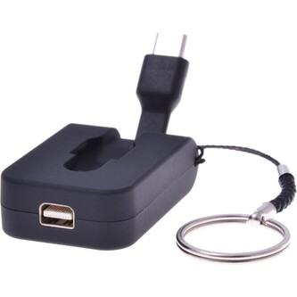 PremiumCord Adaptér USB 3.1 Typ-C male na mini DisplayPort female,zasunovací kabel a kroužek na klíče