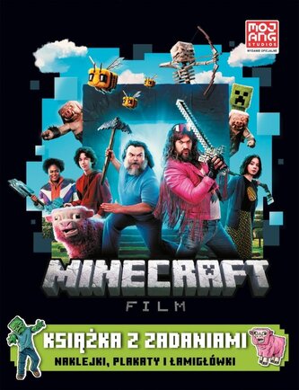 Minecraft. Film. Naklejki, plakaty i łamigłówki