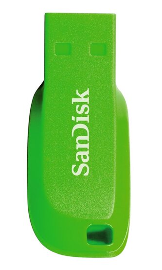 SanDisk FlashPen-Cruzer Blade 32 GB elektricky zelená