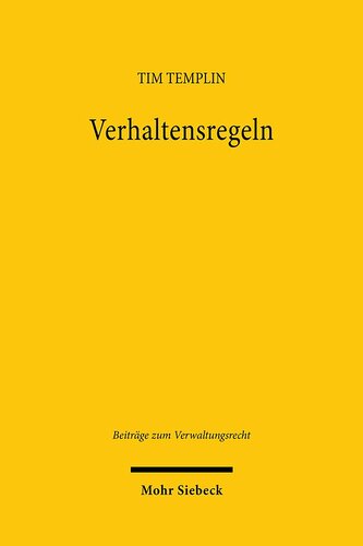 Verhaltensregeln