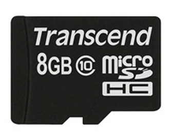 Transcend MicroSDHC karta 8GB Class 10 8GB, bez adaptéru