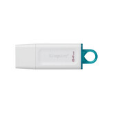 Kingston Flash Disk 64GB USB3.2 Gen 1 DataTraveler Exodia (White + Teal)