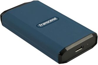 Transcend ESD410C 1TB, USB 20Gbps Type C, Externí odolný SSD disk (3D NAND flash), 2000MB R, 2000MB W, modrý
