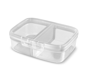 Dóza 1,8L obdelník, dělená  SNAPBOX