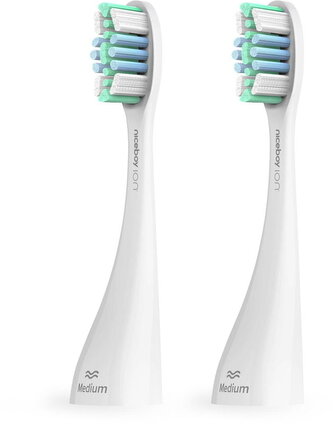 Niceboy ION Sonic Pro UV toothbrush heads 2 pcs Medium white