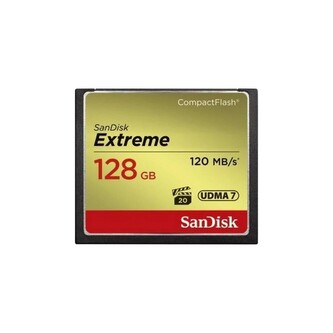 SanDisk Extreme CF 128 GB 120 MB/s zápis 85 MB/s UDMA7