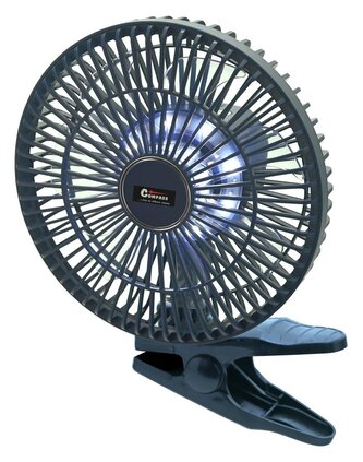 Compass Ventilátor SILENT 210mm AKU nabíjecí 2000mAh s osvětlením klips