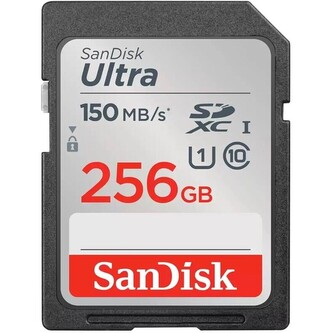 SanDisk Ultra 256 GB SDXC Memory Card 150 MB/s