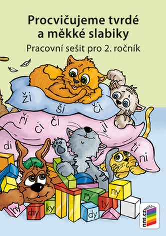 Procvičujeme tvrdé a měkké slabiky - Český jazyk pro 2. ročník ZŠ - duhová řada